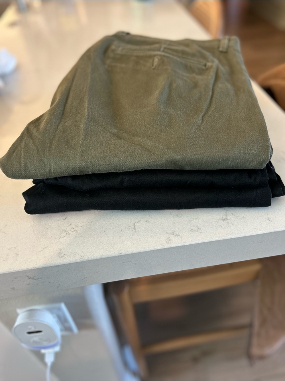 J. Crew Olive and Black Chino Pants - Classic Men's Khakis